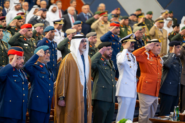 Sheikh Khaled at Military Graduation