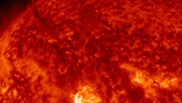 Dark Plasma Eruptions May Cause Solar Storm
