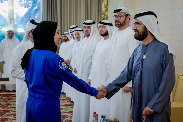 MBZ-SAT Launch Talks with Sheikh Mohammed