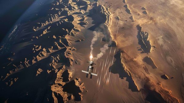 Illustration of The Invisible Boom around Earth