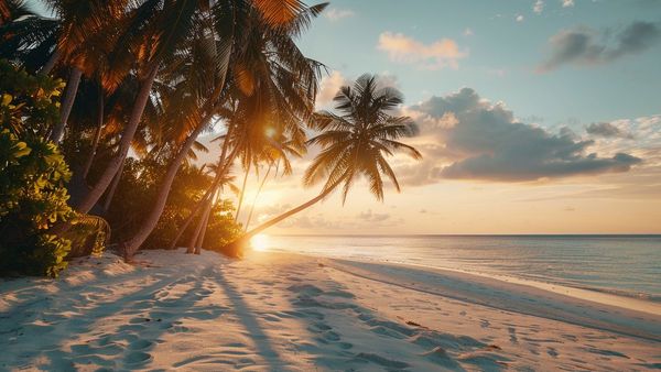 Enchanting Fulidhoo Island sunrise
