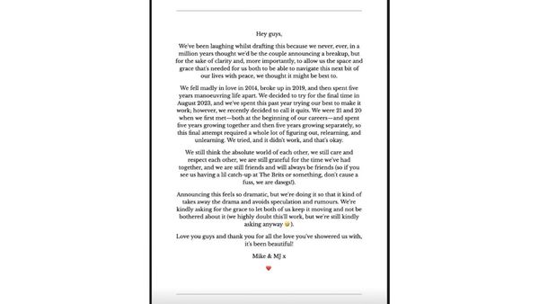 Maya Jama  Stormzy Confirm Breakup