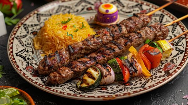 Turkish food on a plate