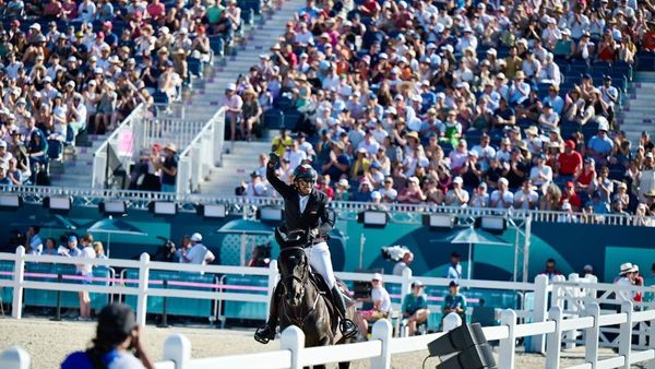 Al Marzouqi in Olympic Jumping Final