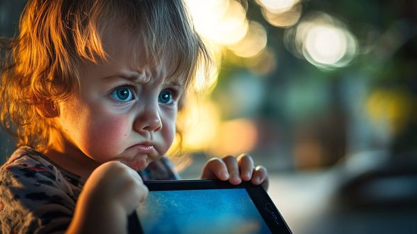 Tablet Use Linked to Toddler Tantrums