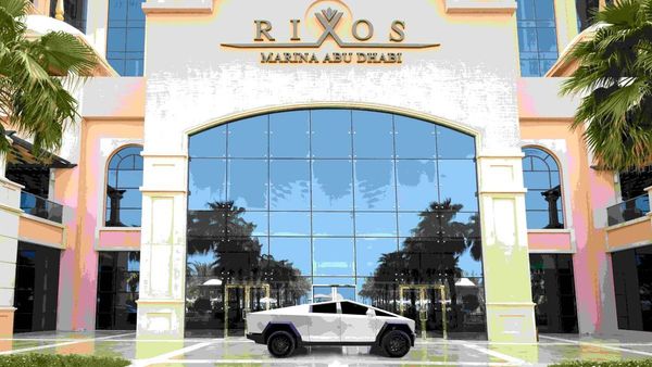 Tesla Cybertruck at Rixos Hotels