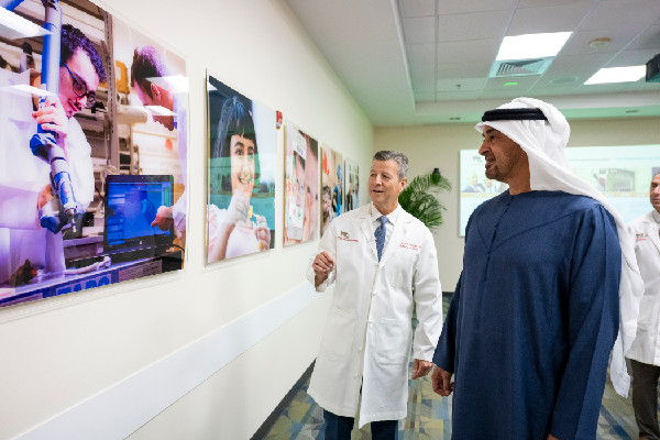 UAE President Visits Children's Hospital in Washington