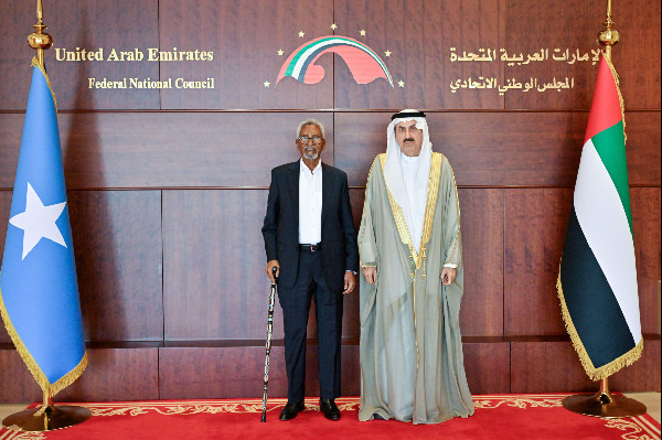 Saqr Ghobash Meets Somalia's Senate President
