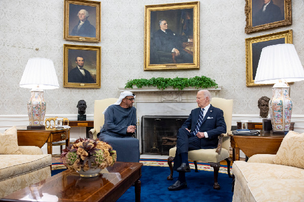 UAE and US Leaders Discuss Key Relations