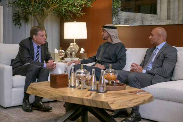 UAE President Discusses Relations with US Senate