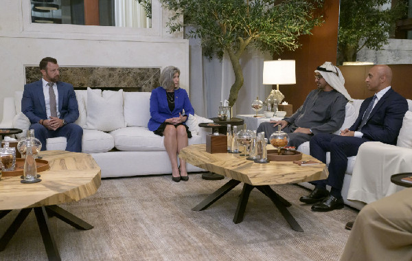 UAE President Meets US Senators on Relations