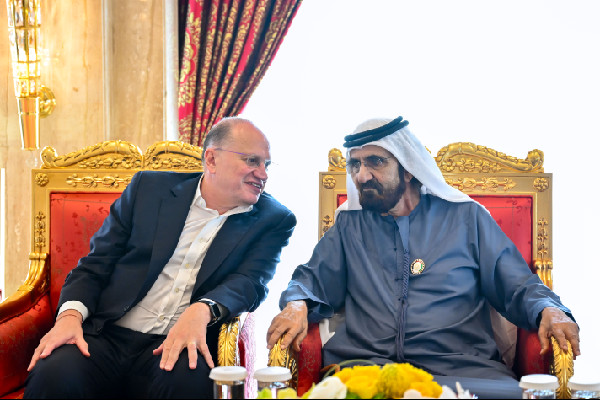Mohammed bin Rashid Meets HSBC Chairman