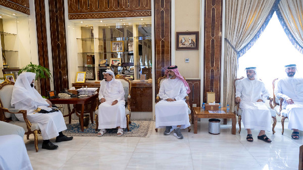 Ajman Ruler Meets Saudi Scholar
