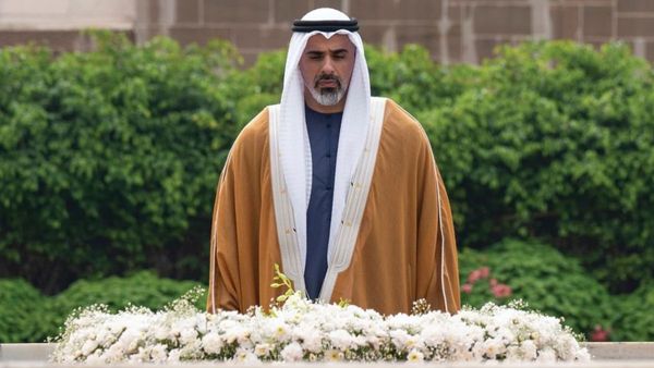 UAE Crown Prince Honours Gandhi UAE Crown Prince Honours Gandhi