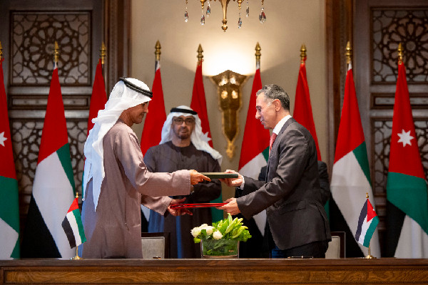 UAE and Jordan Sign Economic Partnership Agreement