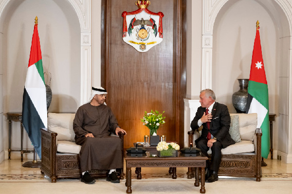 UAE and Jordan Leaders Discuss Cooperation