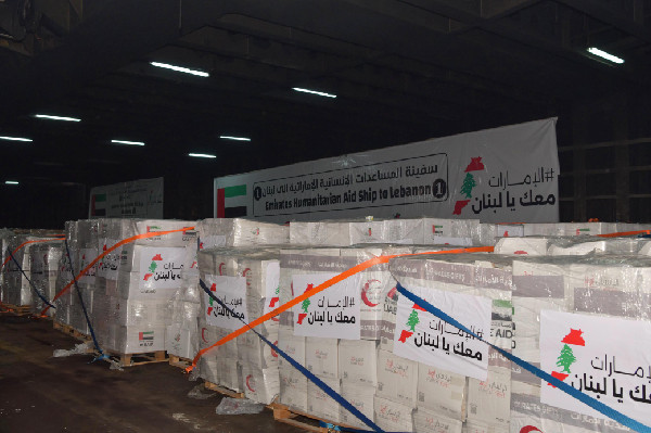 UAE Delivers Relief Supplies to Lebanon