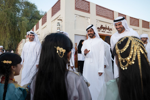 Khalifa bin Tahnoon at Handicrafts Festival