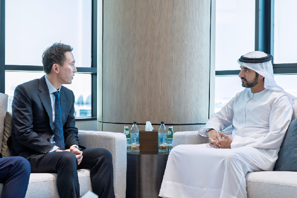 Hamdan bin Mohammed Meets TikTok CEO