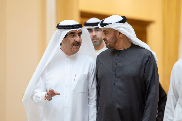 UAE President Meets Ruler of Umm Al Quwain