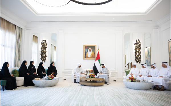 Hamdan bin Zayed Meets Al Dhafra Youth Council