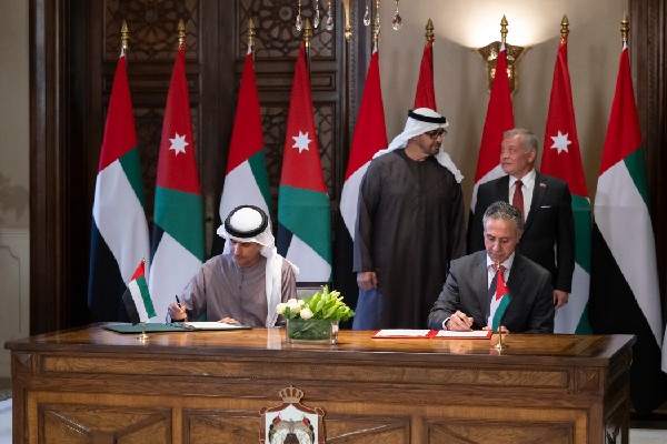 UAE and Jordan Sign Economic Partnership Agreement