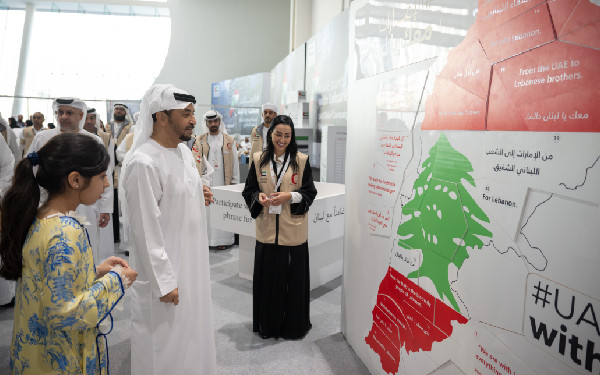 Hamdan bin Zayed Supports Lebanon Aid Campaign