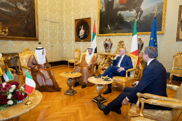 Strengthening UAE-Italy Relations: Ghobash Meets Fontana