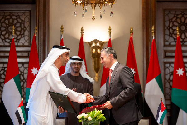 UAE and Jordan Sign Economic Partnership Agreement