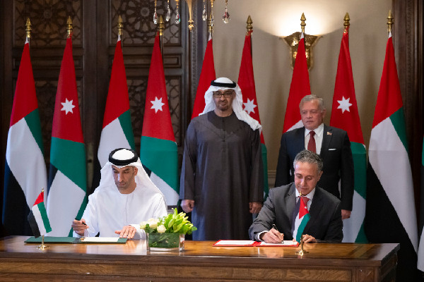UAE and Jordan Sign Economic Partnership Agreement