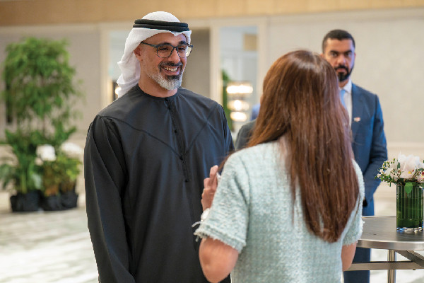 Crown Prince of Abu Dhabi at Business Event