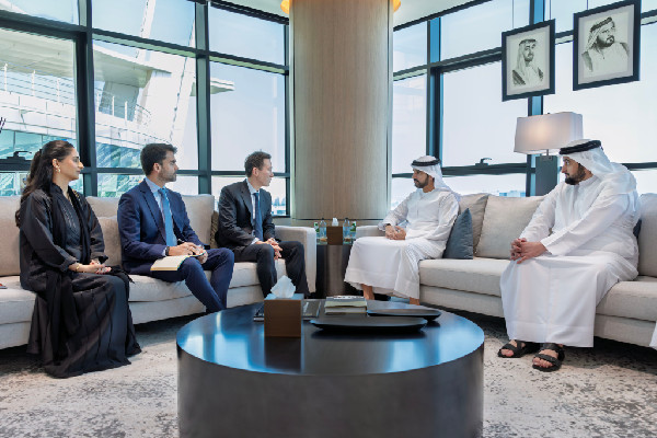 Hamdan bin Mohammed Meets TikTok CEO