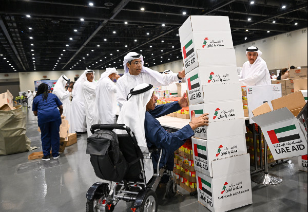 UAE Collects 250 Tonnes for Lebanon Relief