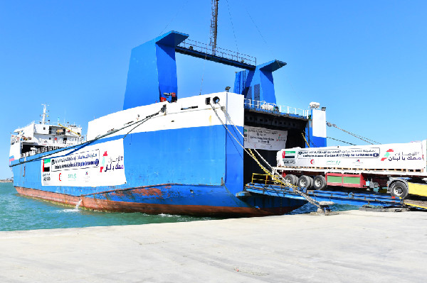 UAE Delivers Relief Supplies to Lebanon