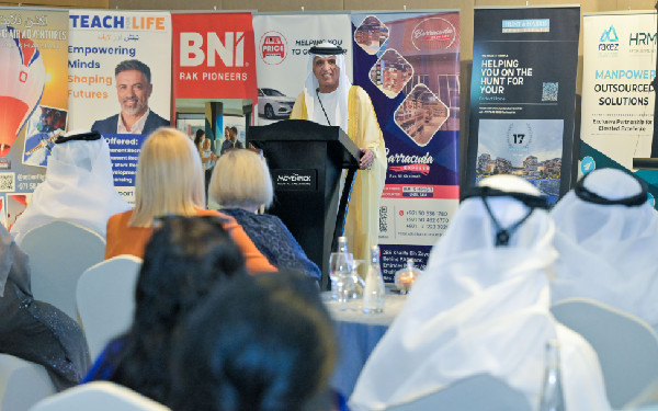 Saud bin Saqr at Ras Al Khaimah Forum