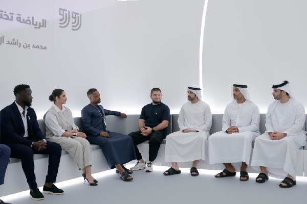 Hamdan bin Mohammed at Dubai Sports Retreat