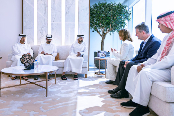 Hamdan bin Mohammed Meets Google President