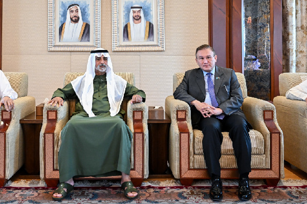 Nahyan bin Mubarak Receives Medal of Honour