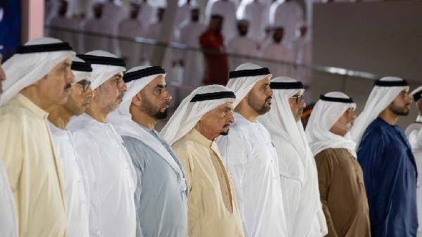 Humaid bin Rashid Al Nuaimi Attends Ceremony
