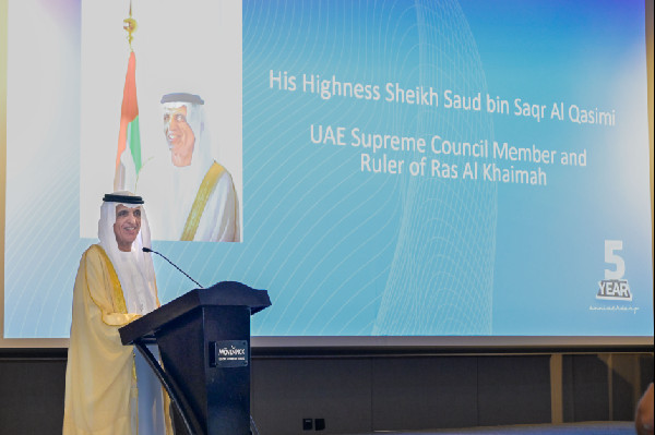 Saud bin Saqr at Ras Al Khaimah Forum
