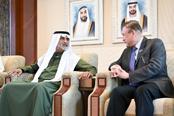 Nahyan bin Mubarak Receives Medal of Honour
