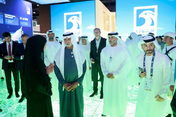 Nahyan bin Mubarak Visits ADIPEC 2024