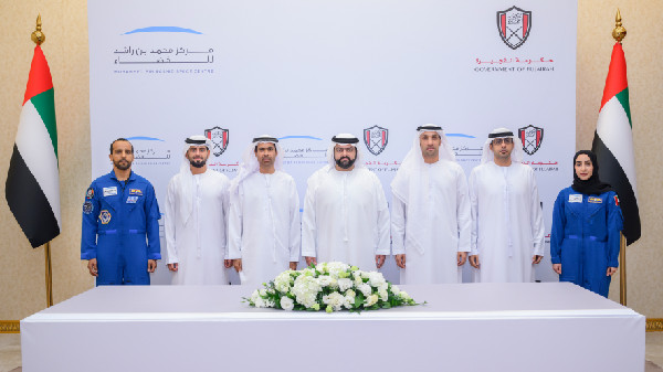 Fujairah Crown Prince Signs Space Agreement