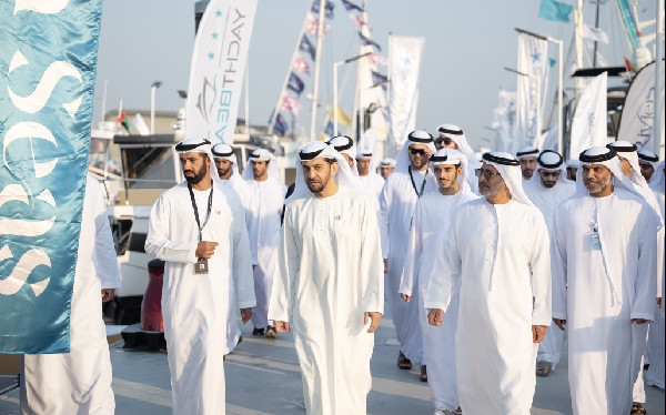 Hamdan Bin Zayed Visits Boat Show 2024