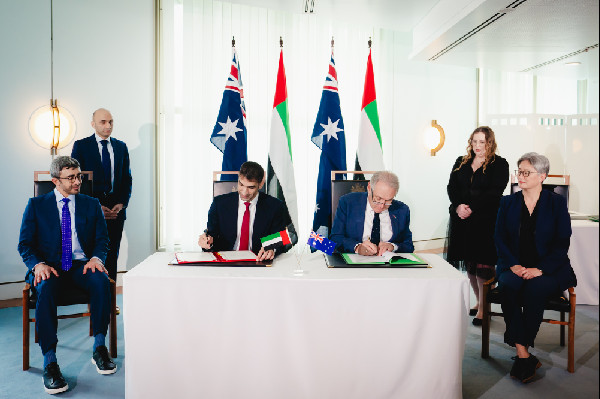 UAE and Australia Sign Economic Partnership Agreement