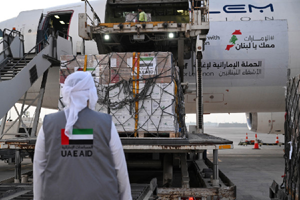 UAE Sends 18th Plane with Medical Aid to Lebanon