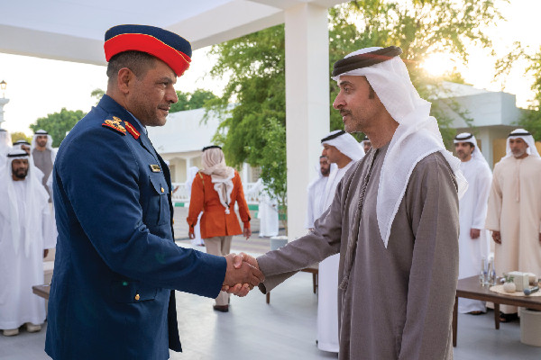Hazza bin Zayed Meets Citizens in Al Ain