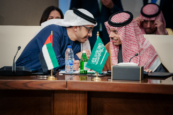 Abdullah bin Zayed Attends Syria Meeting