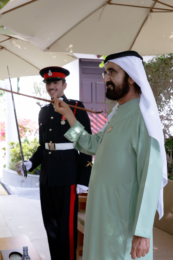 Sheikh Mohammed Graduates from Sandhurst Academy Sheikh Mohammed Graduates from Sandhurst Academy