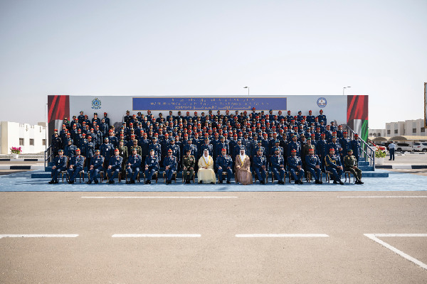 Hazza bin Zayed Attends Graduation Ceremony